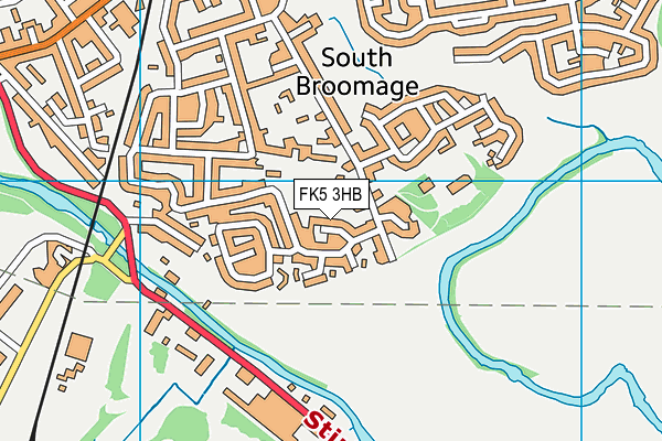 FK5 3HB map - OS VectorMap District (Ordnance Survey)