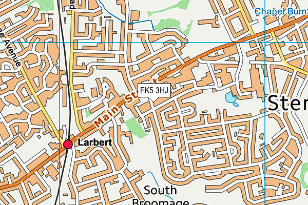 FK5 3HJ map - OS VectorMap District (Ordnance Survey)