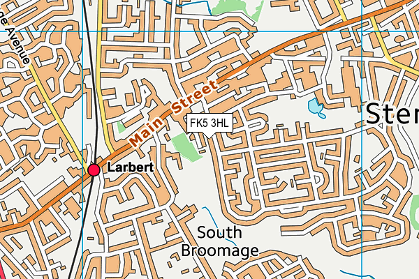 FK5 3HL map - OS VectorMap District (Ordnance Survey)