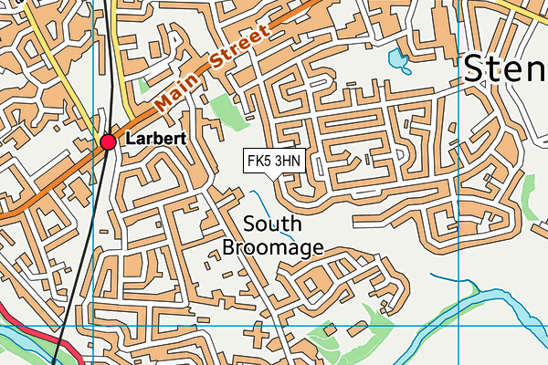 FK5 3HN map - OS VectorMap District (Ordnance Survey)