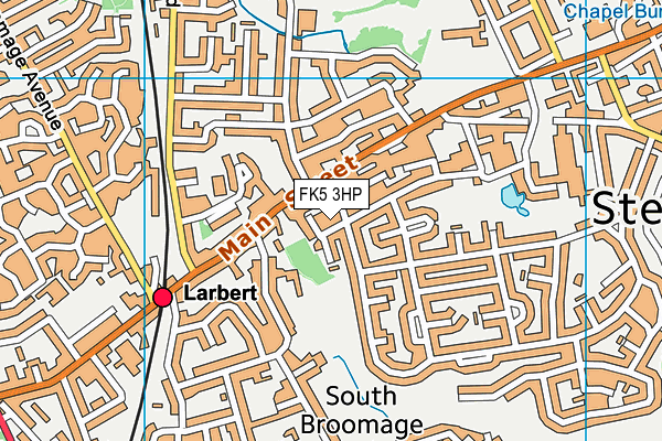 FK5 3HP map - OS VectorMap District (Ordnance Survey)