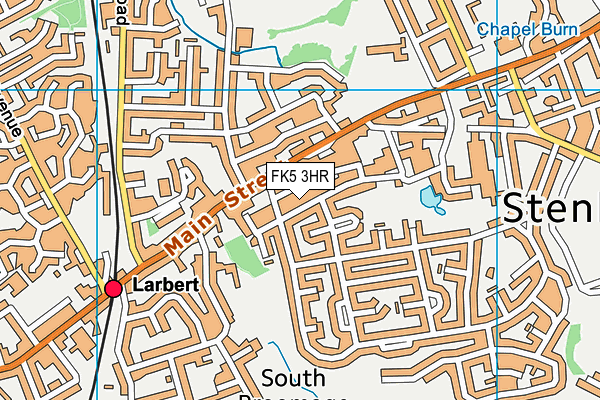 FK5 3HR map - OS VectorMap District (Ordnance Survey)