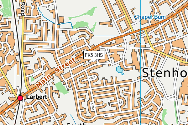 FK5 3HS map - OS VectorMap District (Ordnance Survey)