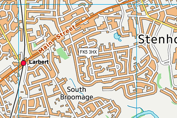 FK5 3HX map - OS VectorMap District (Ordnance Survey)