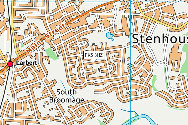 FK5 3HZ map - OS VectorMap District (Ordnance Survey)