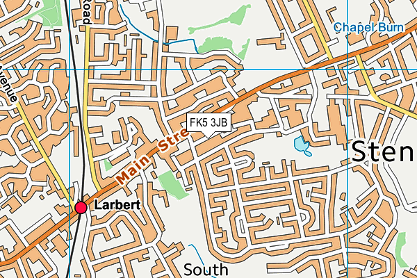 FK5 3JB map - OS VectorMap District (Ordnance Survey)