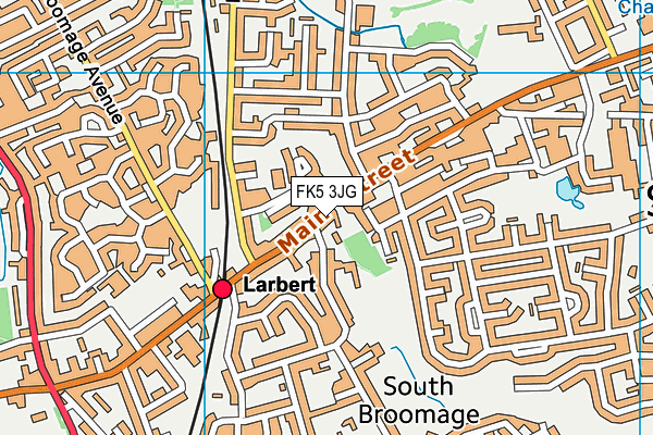 FK5 3JG map - OS VectorMap District (Ordnance Survey)