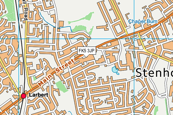 FK5 3JP map - OS VectorMap District (Ordnance Survey)