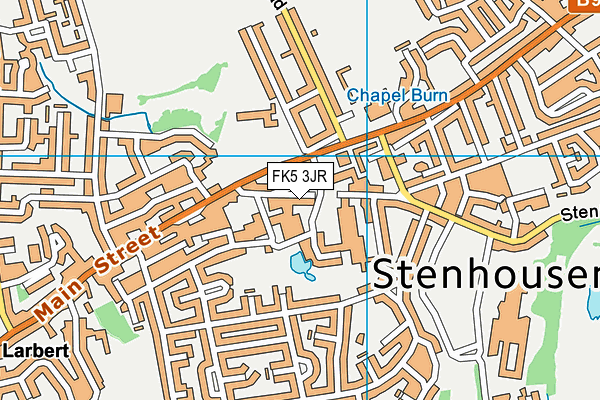 FK5 3JR map - OS VectorMap District (Ordnance Survey)