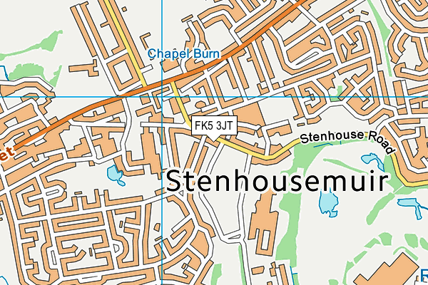 FK5 3JT map - OS VectorMap District (Ordnance Survey)