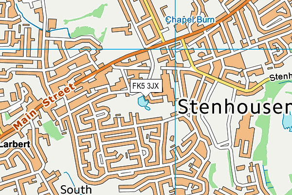 FK5 3JX map - OS VectorMap District (Ordnance Survey)