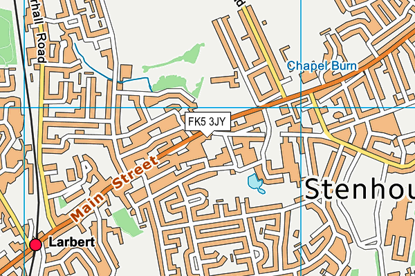 FK5 3JY map - OS VectorMap District (Ordnance Survey)