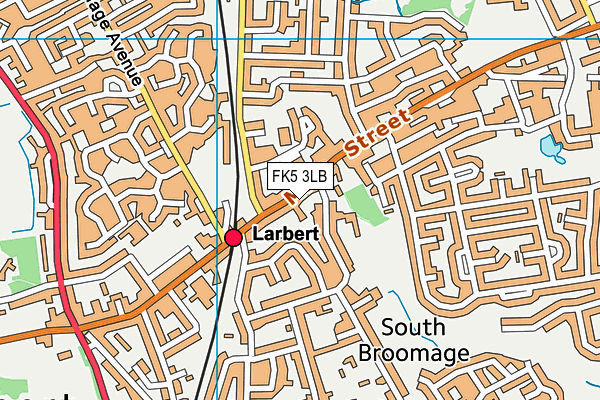 FK5 3LB map - OS VectorMap District (Ordnance Survey)