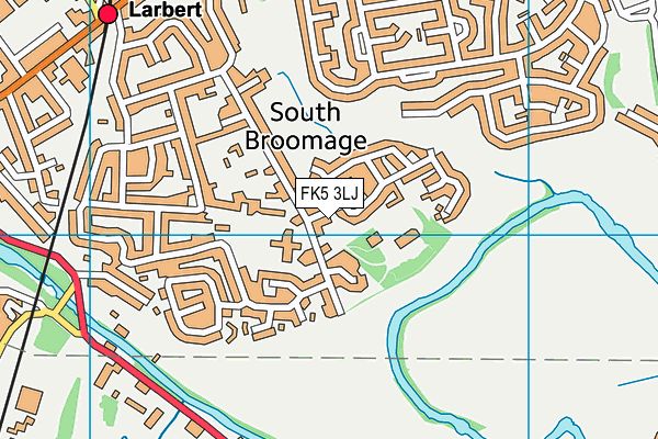 FK5 3LJ map - OS VectorMap District (Ordnance Survey)