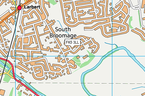 FK5 3LL map - OS VectorMap District (Ordnance Survey)