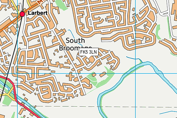 FK5 3LN map - OS VectorMap District (Ordnance Survey)