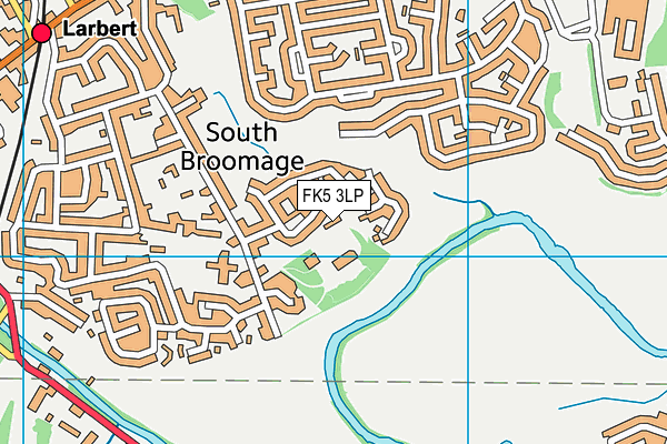 FK5 3LP map - OS VectorMap District (Ordnance Survey)