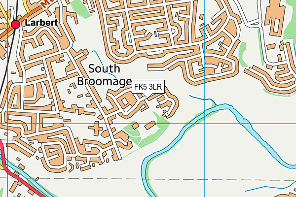 FK5 3LR map - OS VectorMap District (Ordnance Survey)