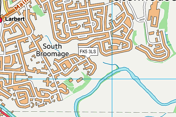 FK5 3LS map - OS VectorMap District (Ordnance Survey)