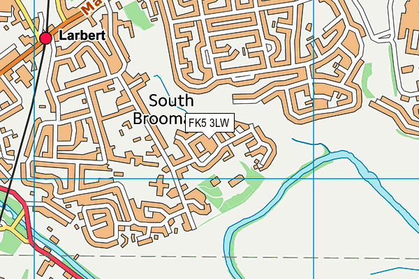 FK5 3LW map - OS VectorMap District (Ordnance Survey)