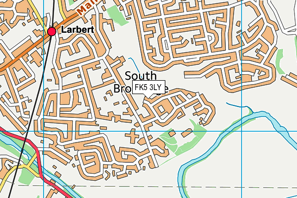 FK5 3LY map - OS VectorMap District (Ordnance Survey)