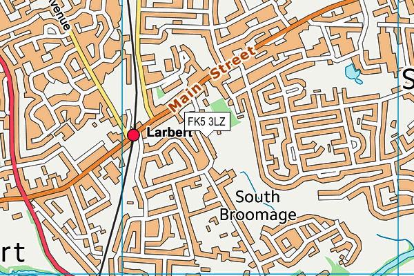 FK5 3LZ map - OS VectorMap District (Ordnance Survey)