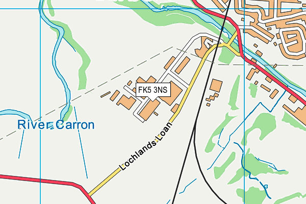 FK5 3NS map - OS VectorMap District (Ordnance Survey)