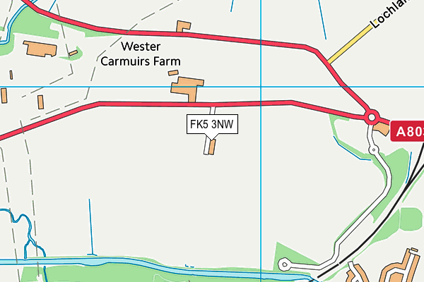 FK5 3NW map - OS VectorMap District (Ordnance Survey)