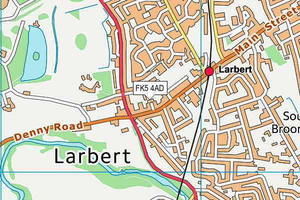 FK5 4AD map - OS VectorMap District (Ordnance Survey)