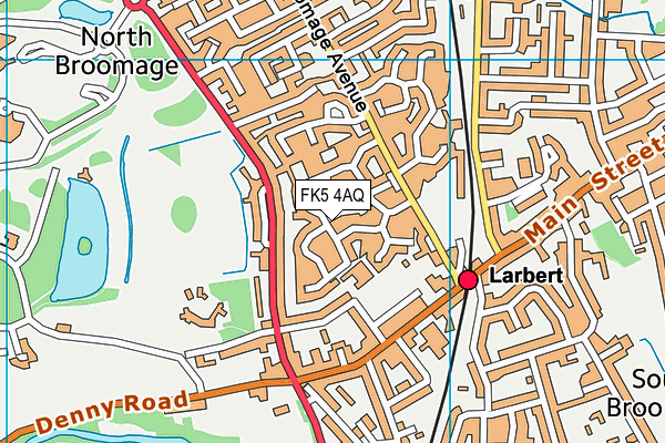 FK5 4AQ map - OS VectorMap District (Ordnance Survey)