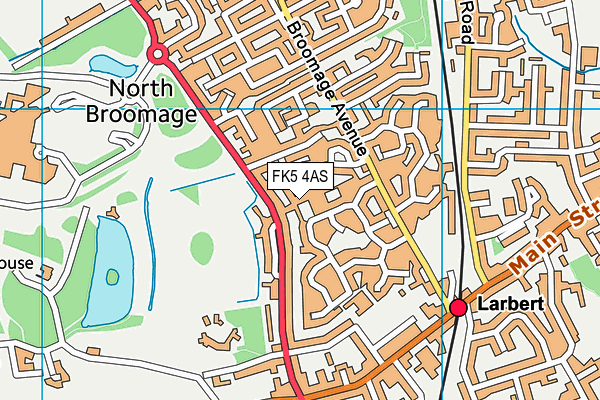 FK5 4AS map - OS VectorMap District (Ordnance Survey)