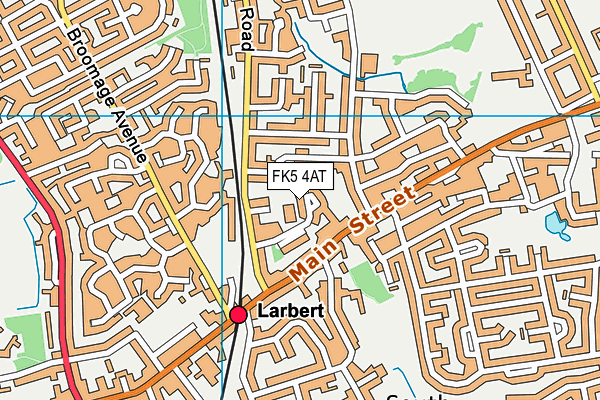 FK5 4AT map - OS VectorMap District (Ordnance Survey)