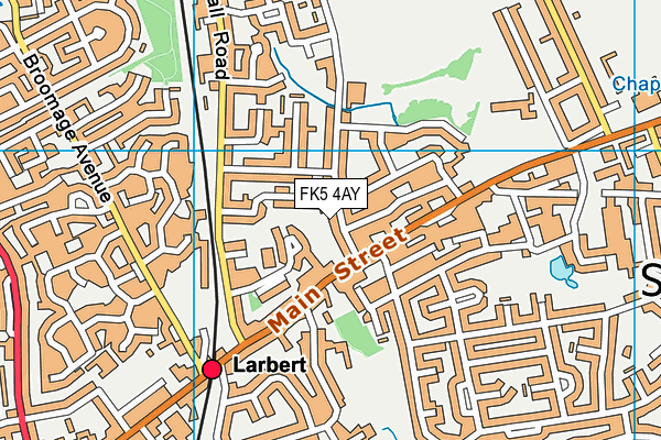 FK5 4AY map - OS VectorMap District (Ordnance Survey)