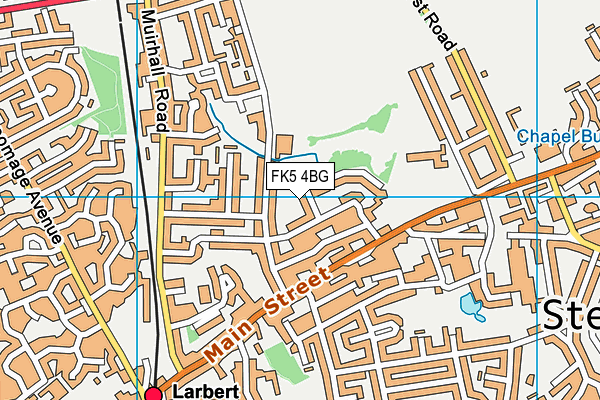 FK5 4BG map - OS VectorMap District (Ordnance Survey)