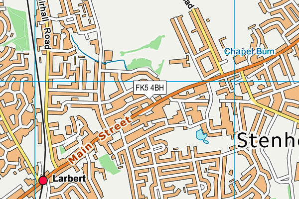 FK5 4BH map - OS VectorMap District (Ordnance Survey)