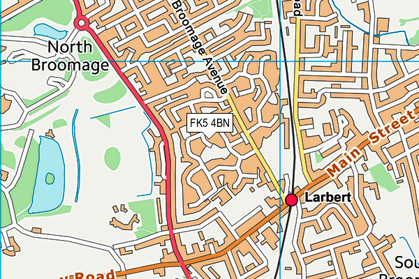 FK5 4BN map - OS VectorMap District (Ordnance Survey)