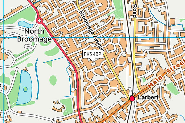 FK5 4BP map - OS VectorMap District (Ordnance Survey)