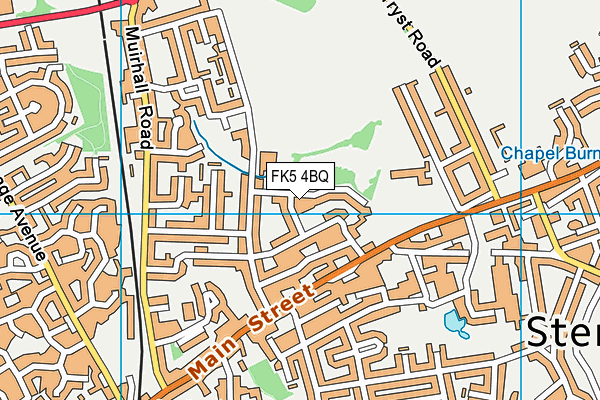 FK5 4BQ map - OS VectorMap District (Ordnance Survey)