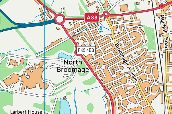 FK5 4EB map - OS VectorMap District (Ordnance Survey)