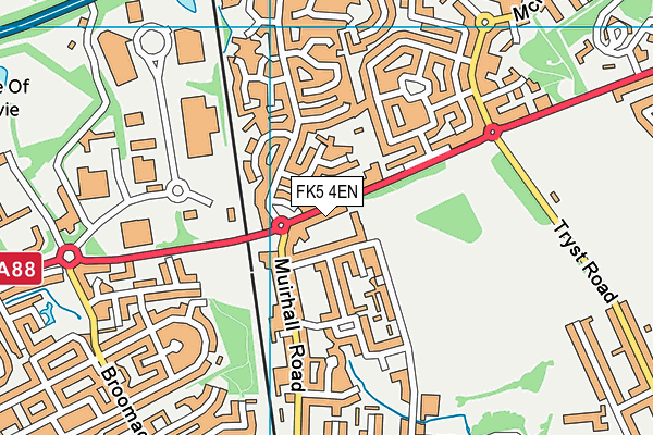 FK5 4EN map - OS VectorMap District (Ordnance Survey)