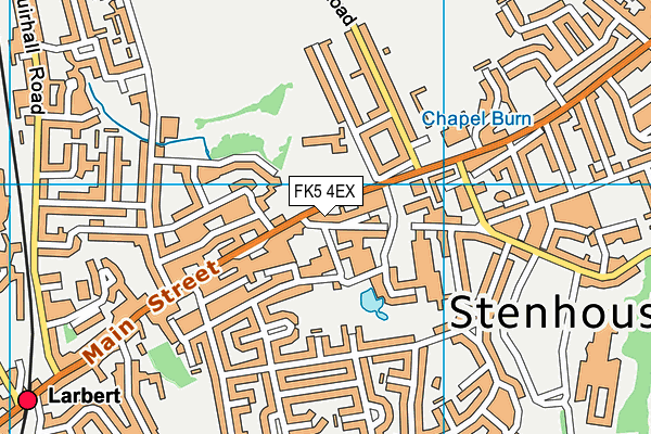 FK5 4EX map - OS VectorMap District (Ordnance Survey)