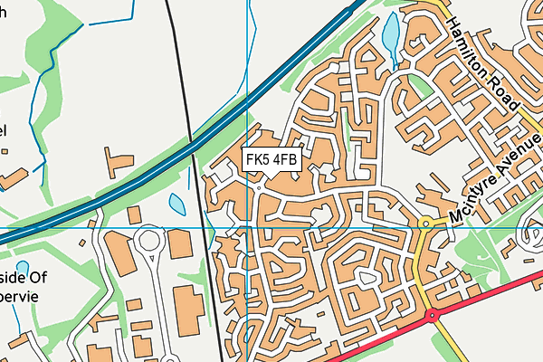 FK5 4FB map - OS VectorMap District (Ordnance Survey)