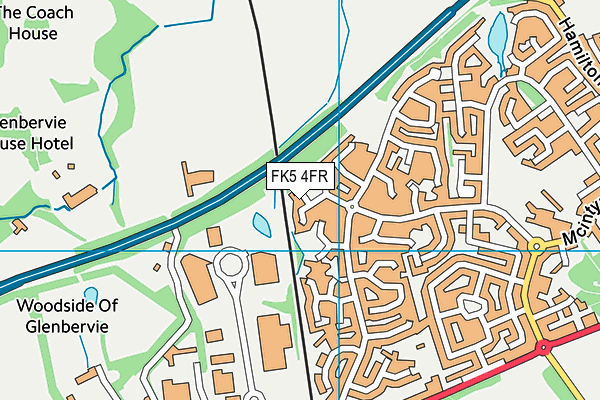 FK5 4FR map - OS VectorMap District (Ordnance Survey)
