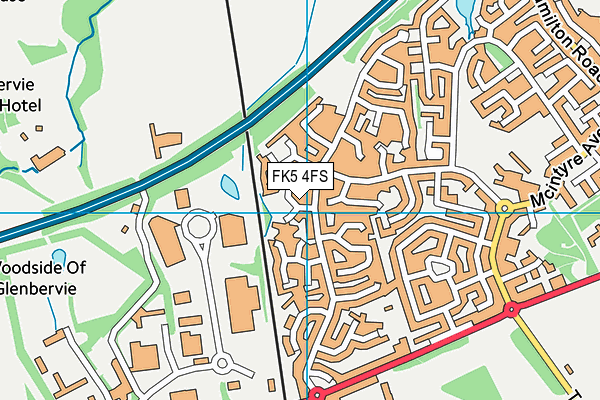 FK5 4FS map - OS VectorMap District (Ordnance Survey)
