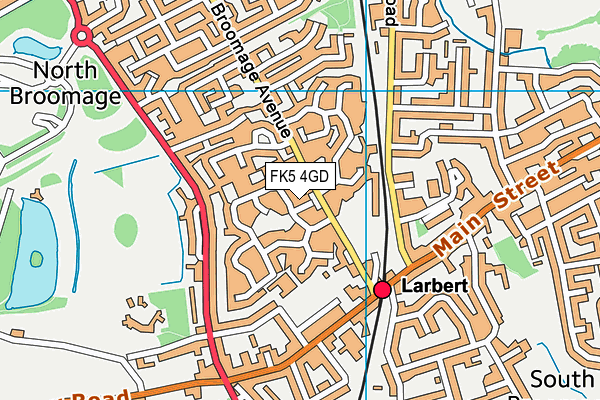 FK5 4GD map - OS VectorMap District (Ordnance Survey)