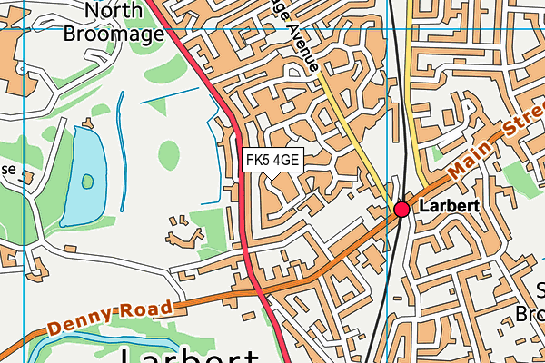 FK5 4GE map - OS VectorMap District (Ordnance Survey)