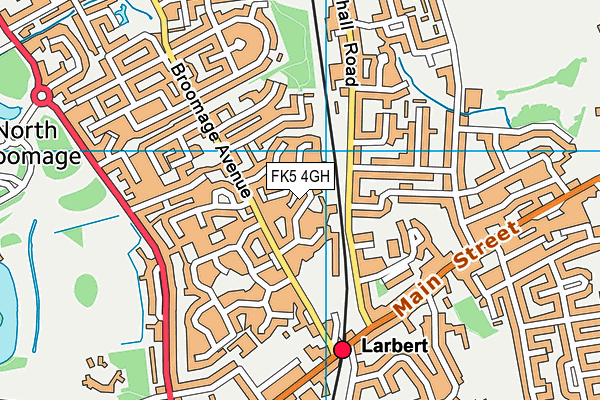 FK5 4GH map - OS VectorMap District (Ordnance Survey)