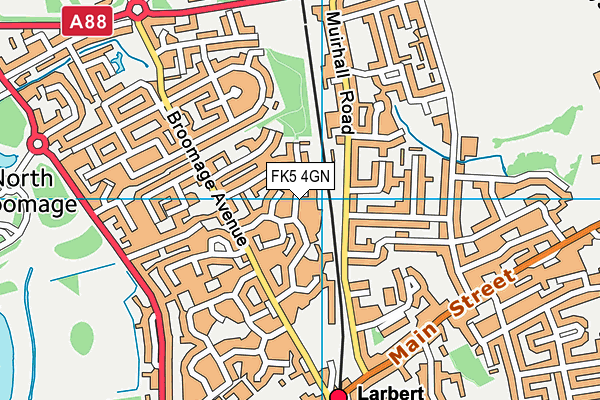 FK5 4GN map - OS VectorMap District (Ordnance Survey)
