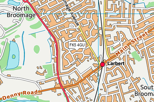 FK5 4GU map - OS VectorMap District (Ordnance Survey)