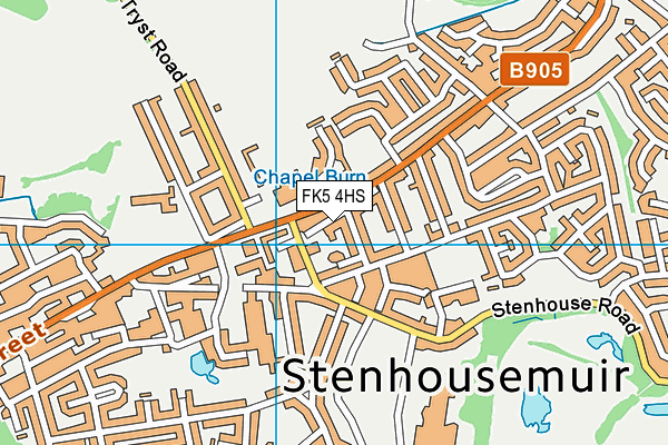 FK5 4HS map - OS VectorMap District (Ordnance Survey)